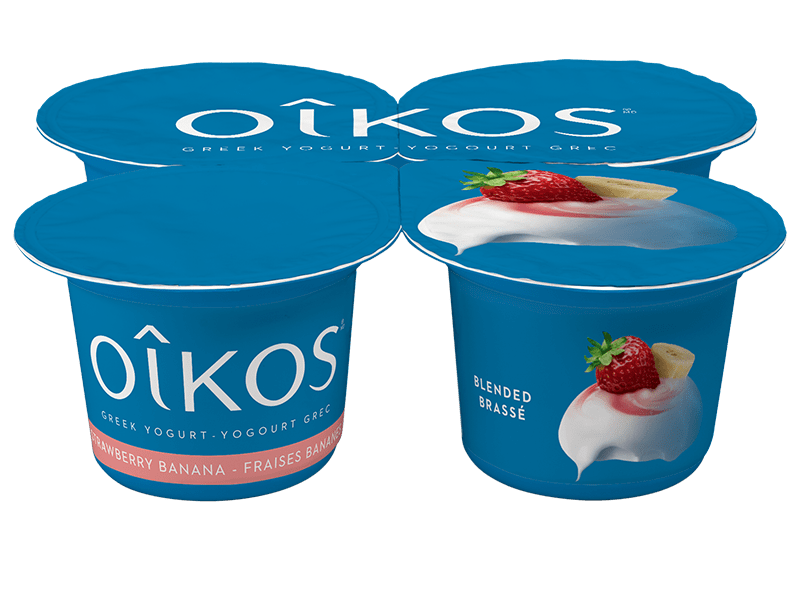 oikos fraise banane