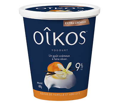 oikos cremeux vanille abricot