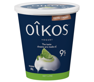 Extra-creamy Key Lime Greek Yogurt