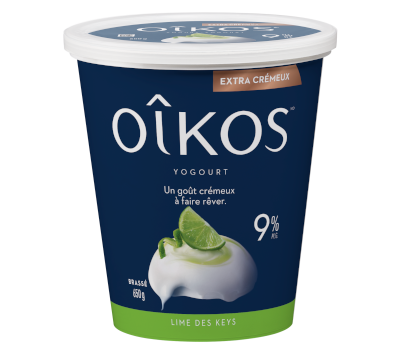 Yogourt grec Lime des Keys Extra-crémeux 9%