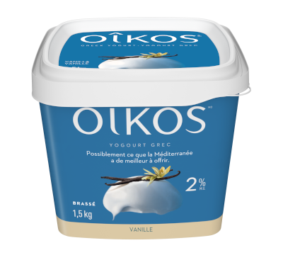 Yogourt grec vanille 1.5kg Oikos