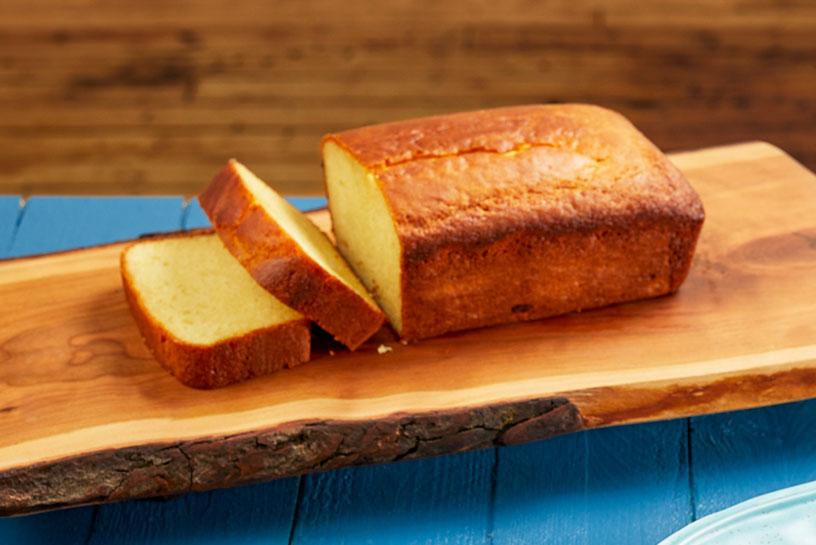 Gâteau quatre-quarts à la vanille