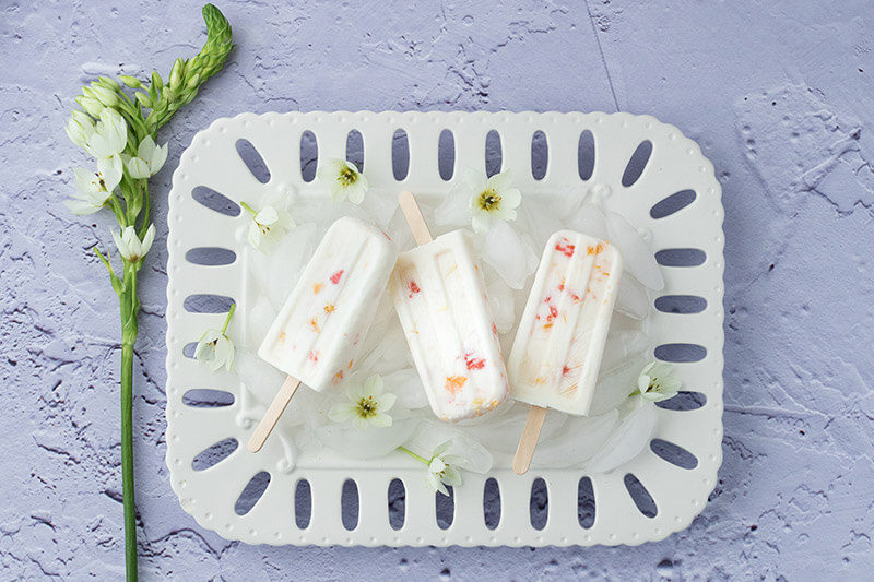 recette Pops aux agrumes et eau de fleur d’oranger maison 