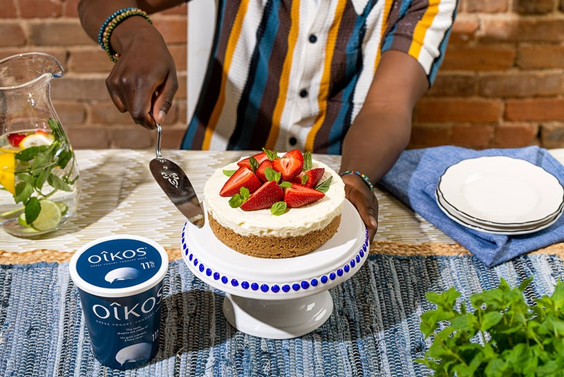 Gâteau au fromage citronné sans cuisson